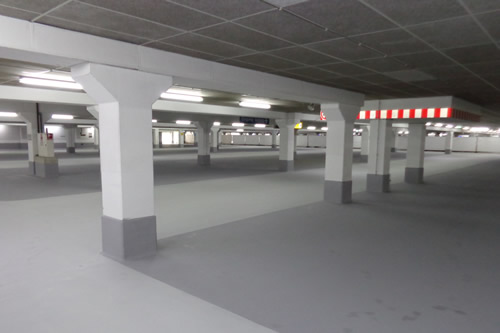 Kassel, Tiefgarage eines Einrichtungshauses