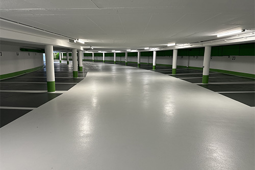 Frankfurt a.M., Tiefgarage einer Immobiliengesellschaft